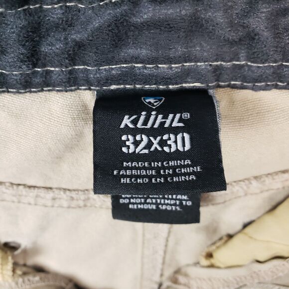 Kuhl Kanvus Jeans Mens 33x28 Brown Vintage Patina Dye Canvas Outdoor Pants - Picture 8 of 12